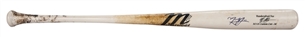 2015 Manny Machado Game Used and Signed Marucci M318 Bat (PSA/DNA GU 8.5)